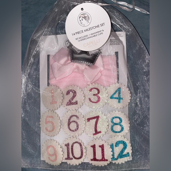 14 piece milestone headband set - Picture 1 of 3